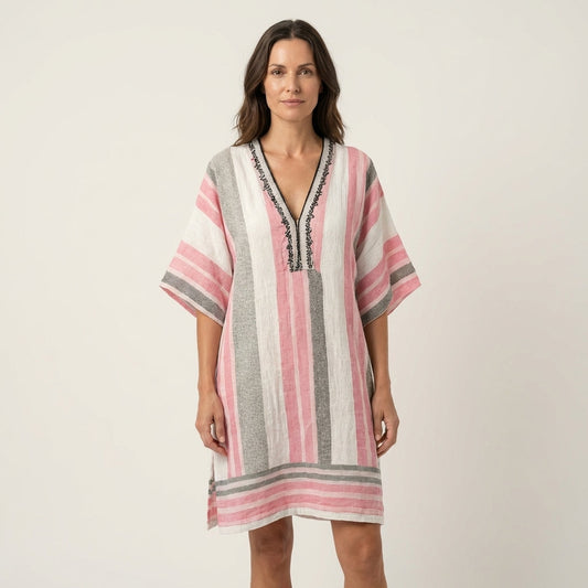 Meadow | Floral V-Neck Dress