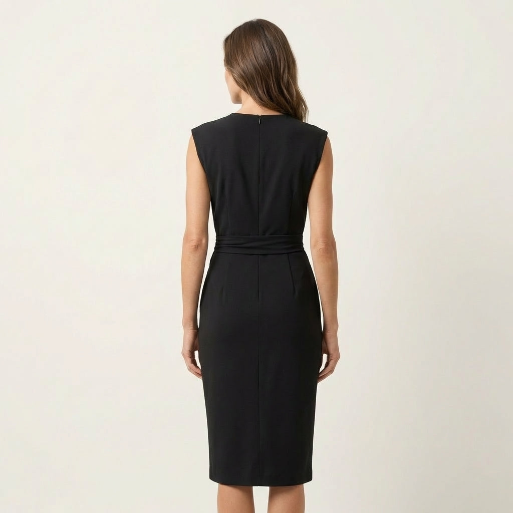 Tavessa | Draped Midi Dress