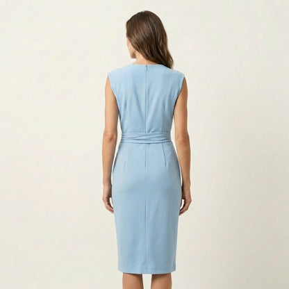 Tavessa | Draped Midi Dress