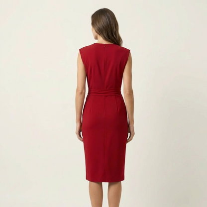 Tavessa | Draped Midi Dress