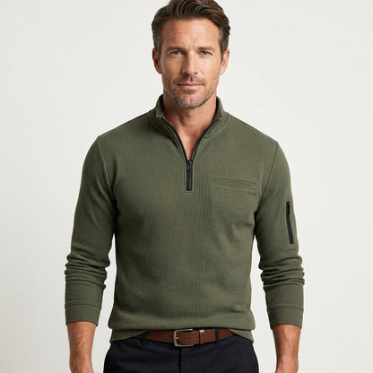 Charles | Long-Sleeve Zip Shirt