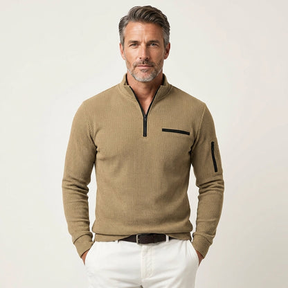 Charles | Long-Sleeve Zip Shirt