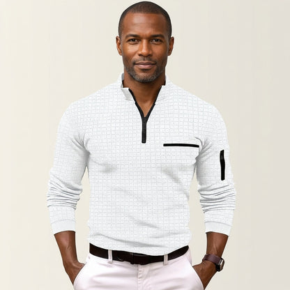 Charles | Long-Sleeve Zip Shirt
