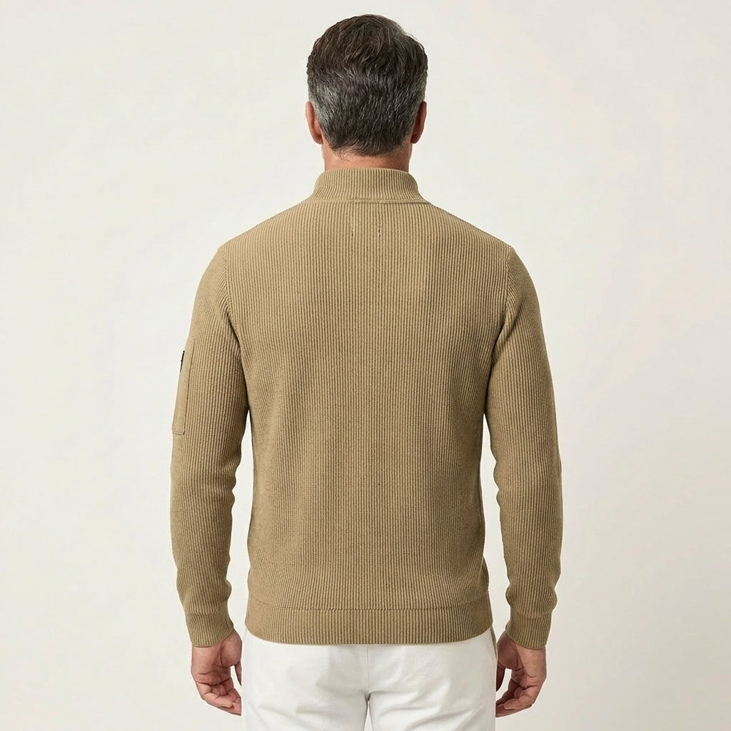 Charles | Long-Sleeve Zip Shirt