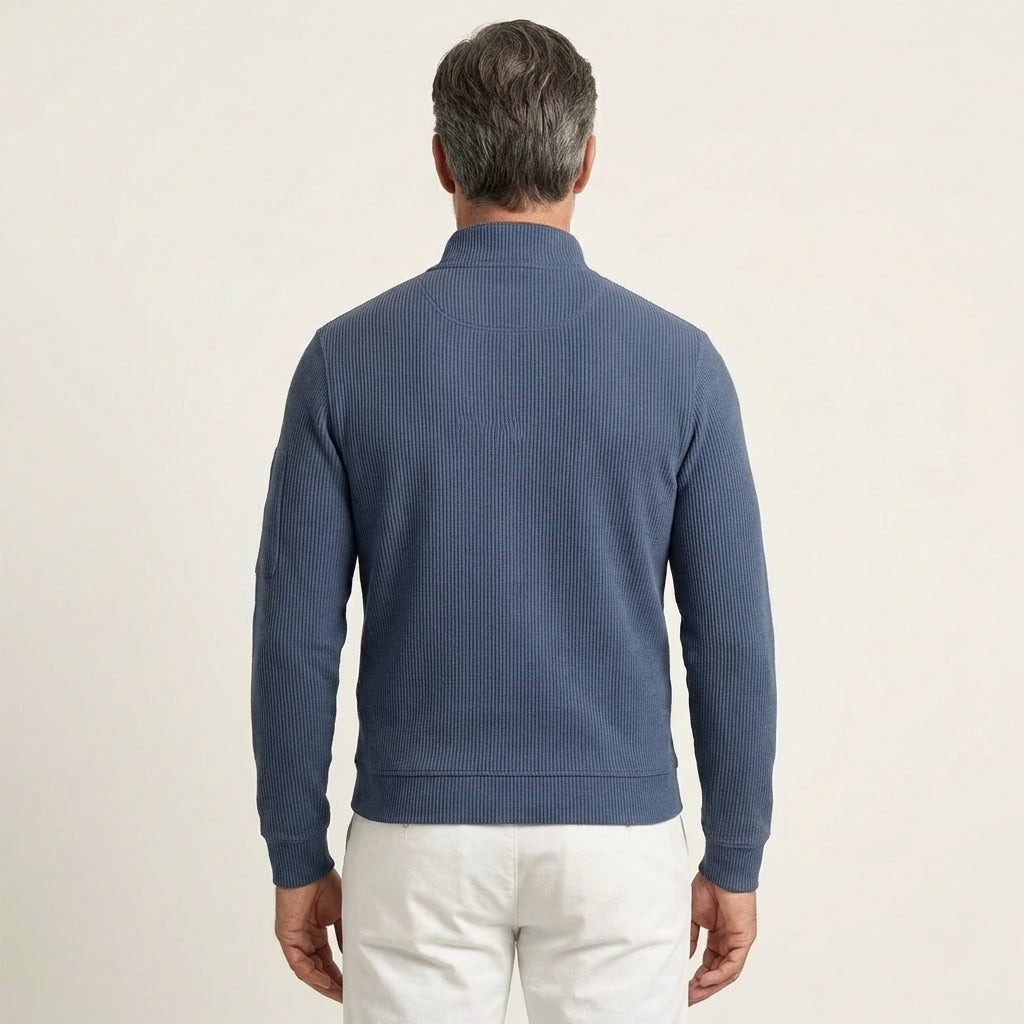 Charles | Long-Sleeve Zip Shirt