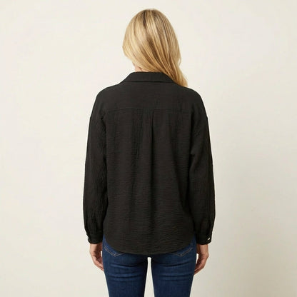 Holly | Elegant Button Blouse