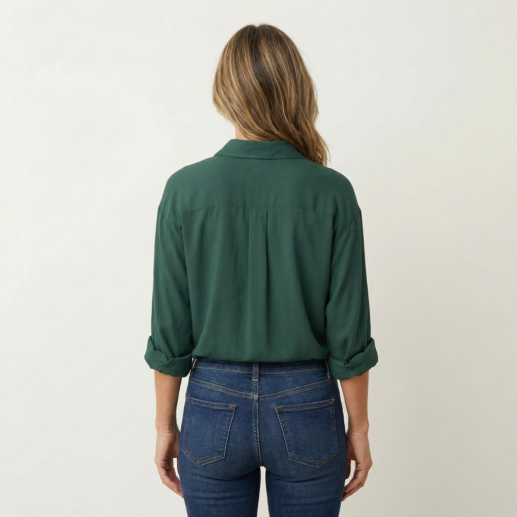 Holly | Elegant Button Blouse