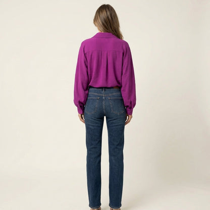 Holly | Elegant Button Blouse