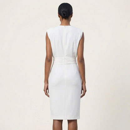 Tavessa | Draped Midi Dress