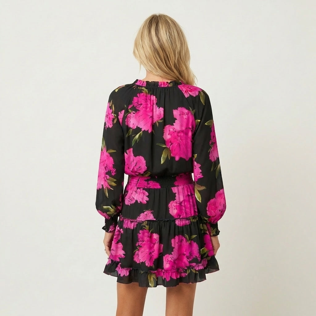 Esmeralda | Ruffle-Hem Mini Dress