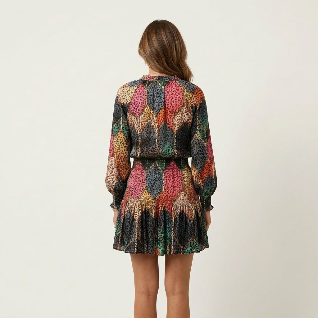 Esmeralda | Ruffle-Hem Mini Dress
