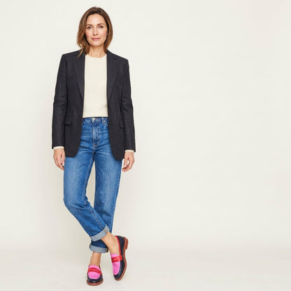 Franny | Colour-Block Penny Loafer
