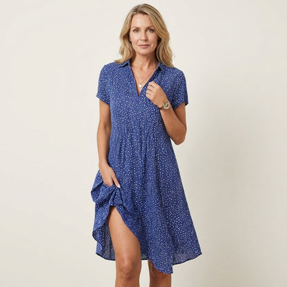Marryl | V-Neck Print Dress