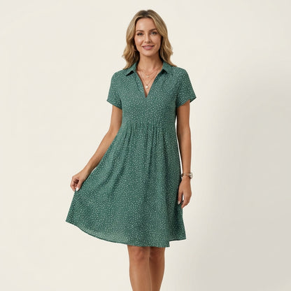 Marryl | V-Neck Print Dress