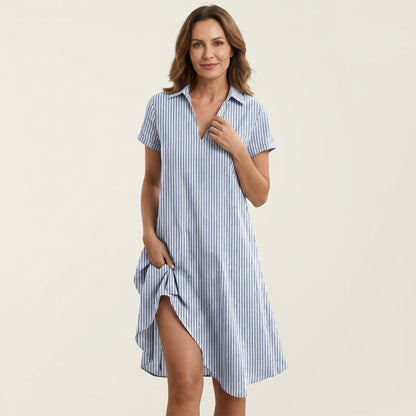Marryl | V-Neck Print Dress