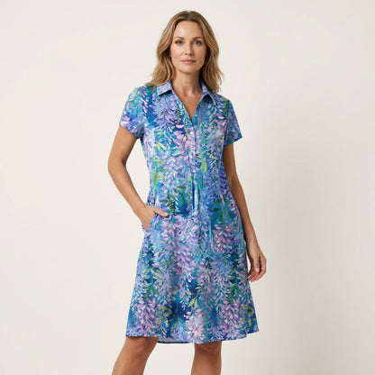 Marryl | V-Neck Print Dress