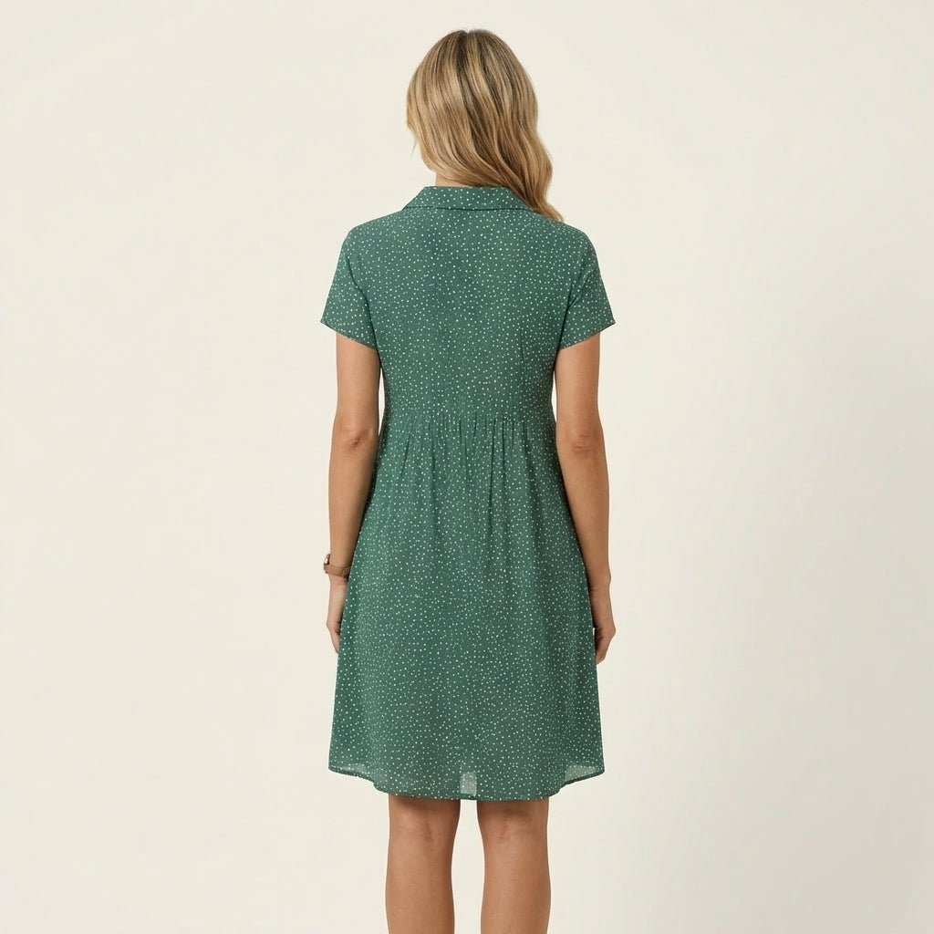 Marryl | V-Neck Print Dress