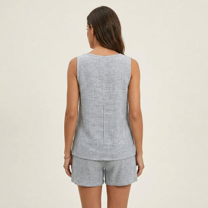 Xena | Sleeveless Top & Shorts Set