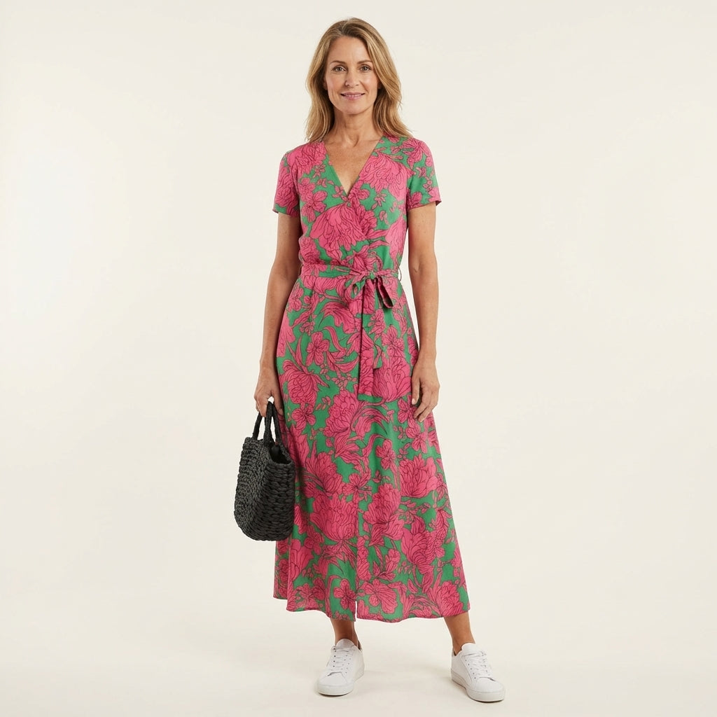 Maren | Wrap Midi Dress