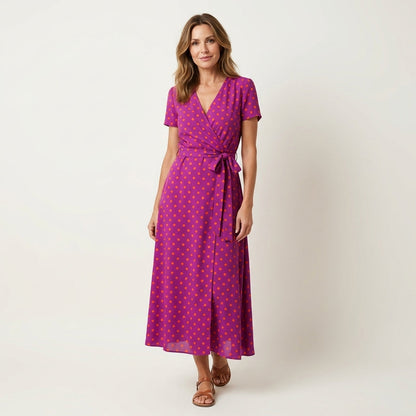Maren | Wrap Midi Dress