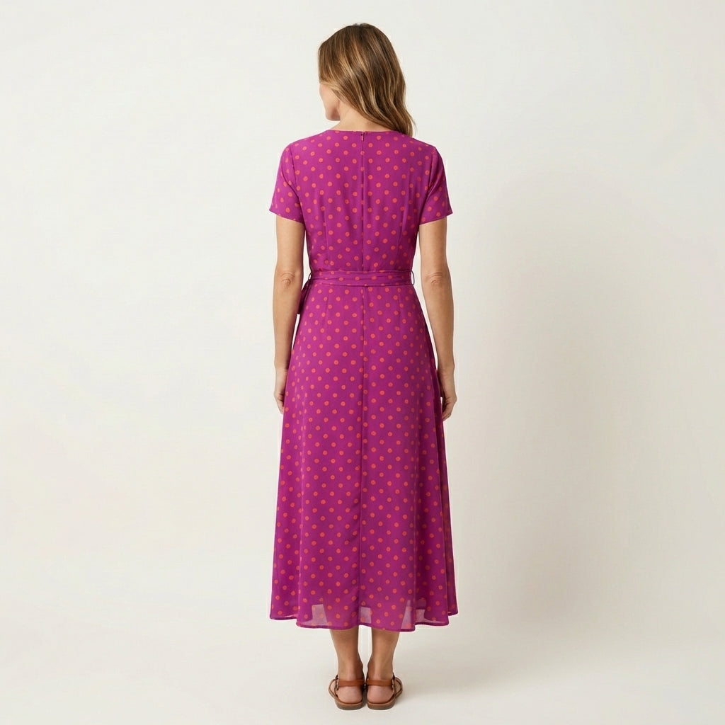 Maren | Wrap Midi Dress