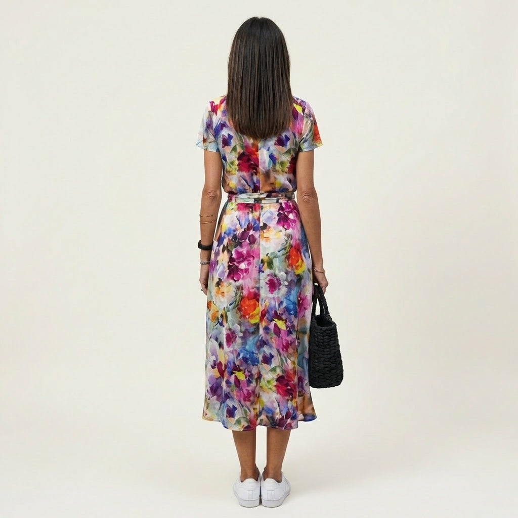 Maren | Wrap Midi Dress
