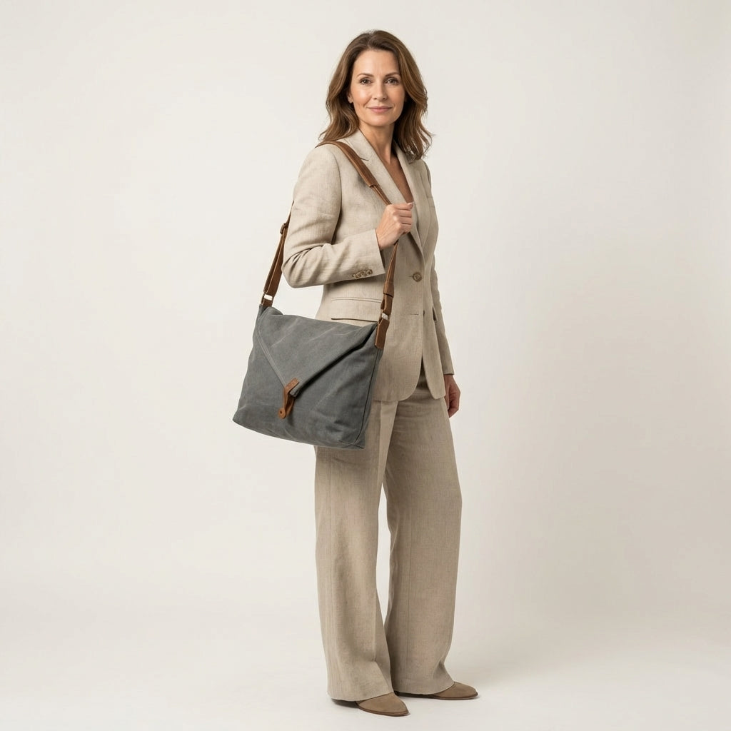 Estella | Canvas Crossbody Bag