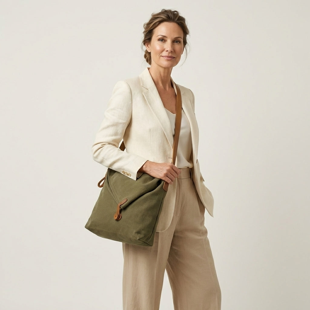 Estella | Canvas Crossbody Bag