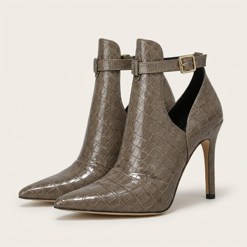Candace | Croc-Embossed Stiletto
