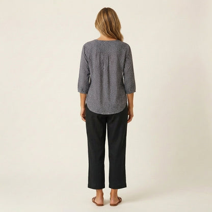 Julienne | Linen Crop Pants