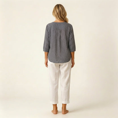 Julienne | Linen Crop Pants
