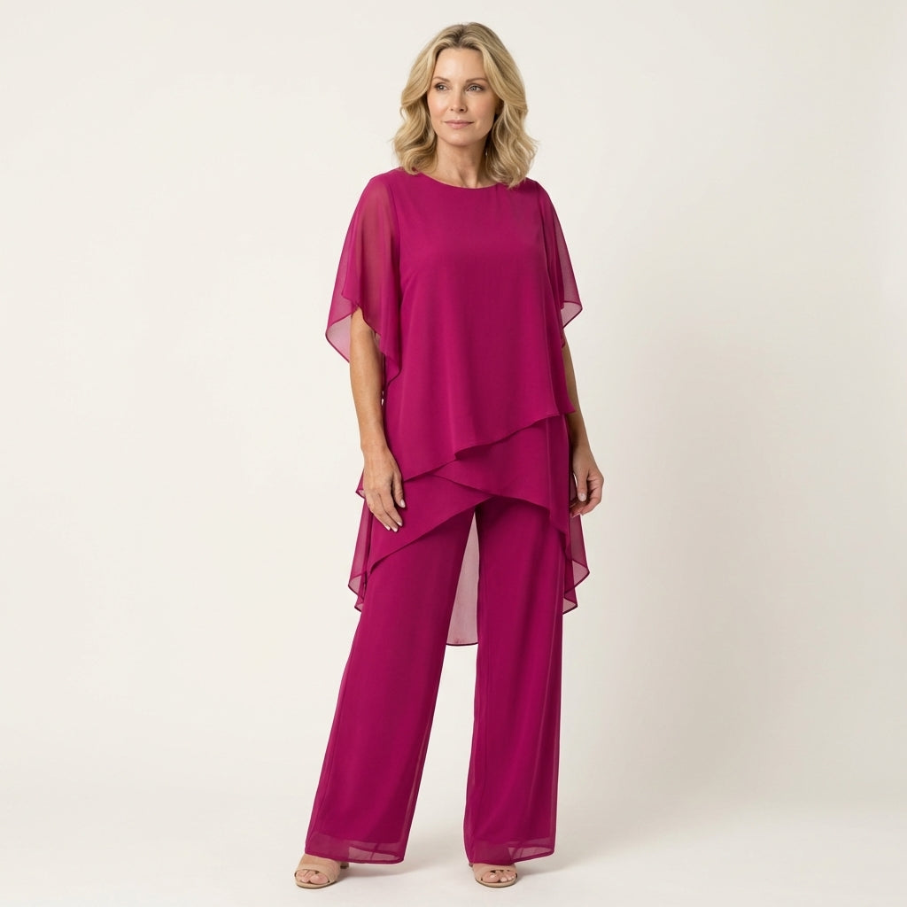 Arabella | Chiffon Two-Piece Set