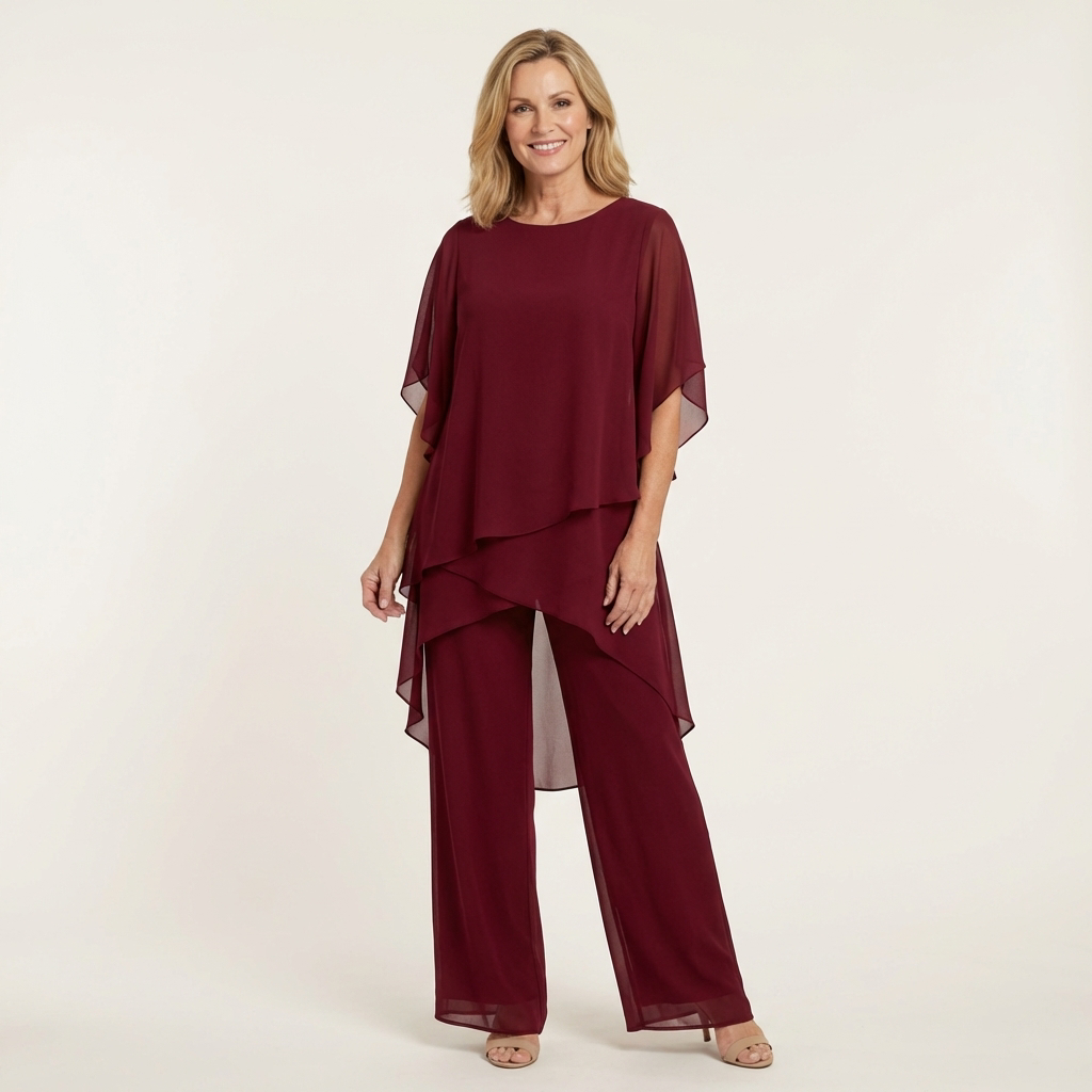 Arabella | Chiffon Two-Piece Set