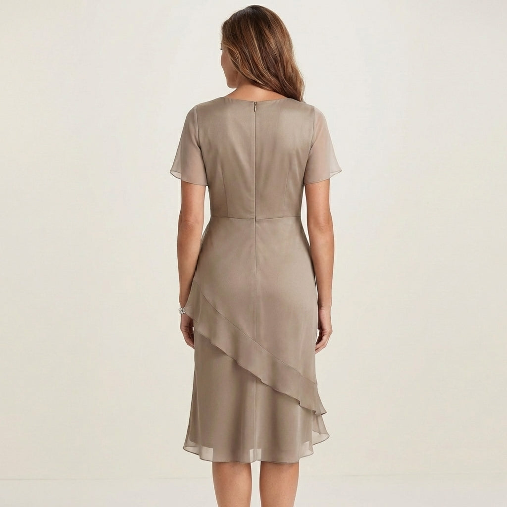 Betania | Chiffon Ruffle Dress