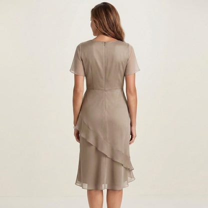 Betania | Chiffon Ruffle Dress