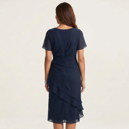 Betania | Chiffon Ruffle Dress