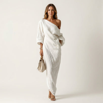 Bryony | One-Shoulder Maxi Dress
