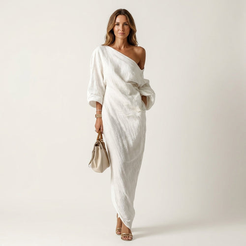 Bryony | One-Shoulder Maxi Dress