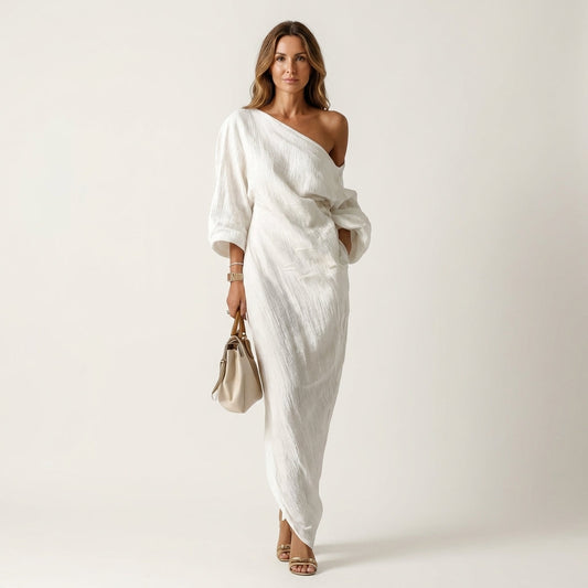 Bryony | One-Shoulder Maxi Dress