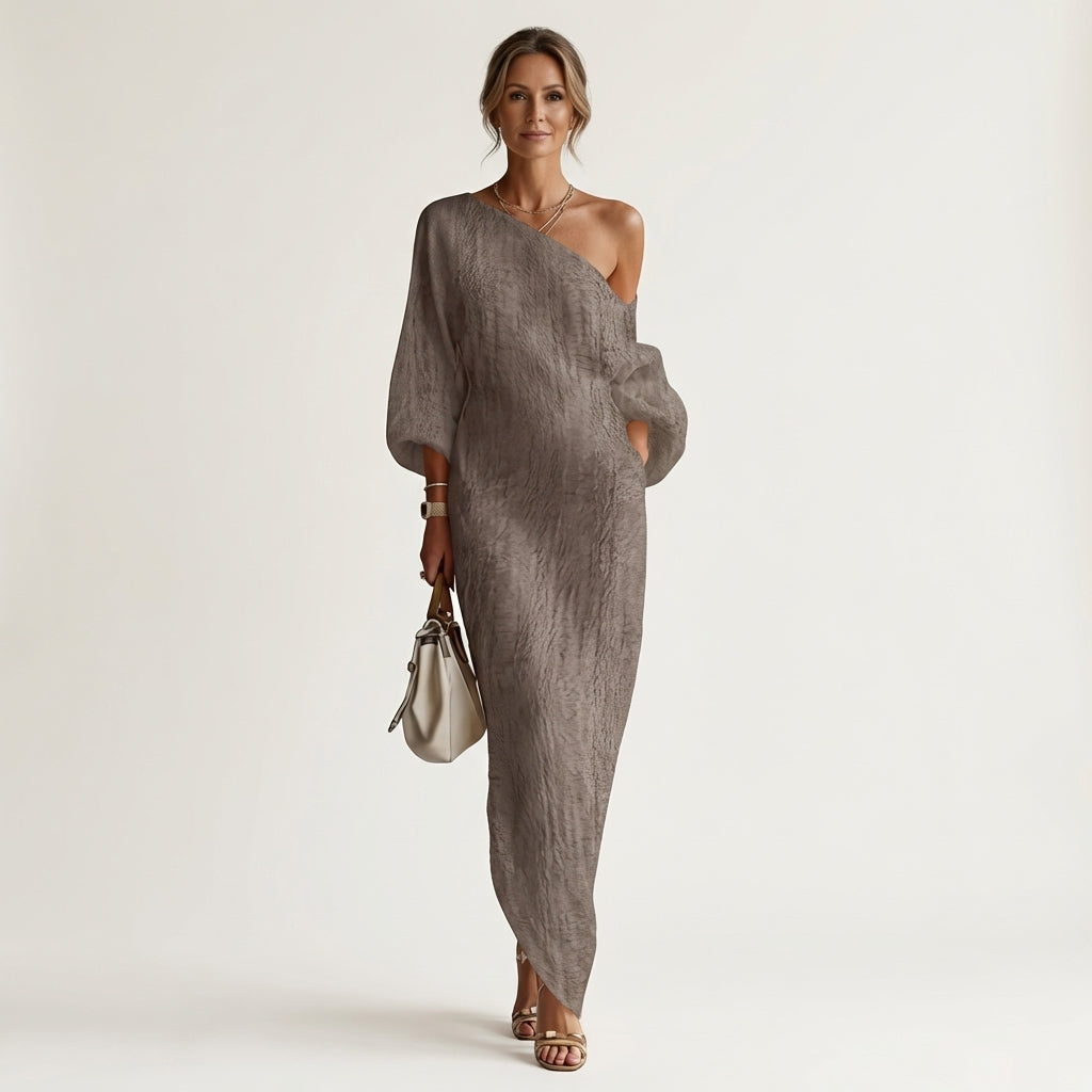 Bryony | One-Shoulder Maxi Dress