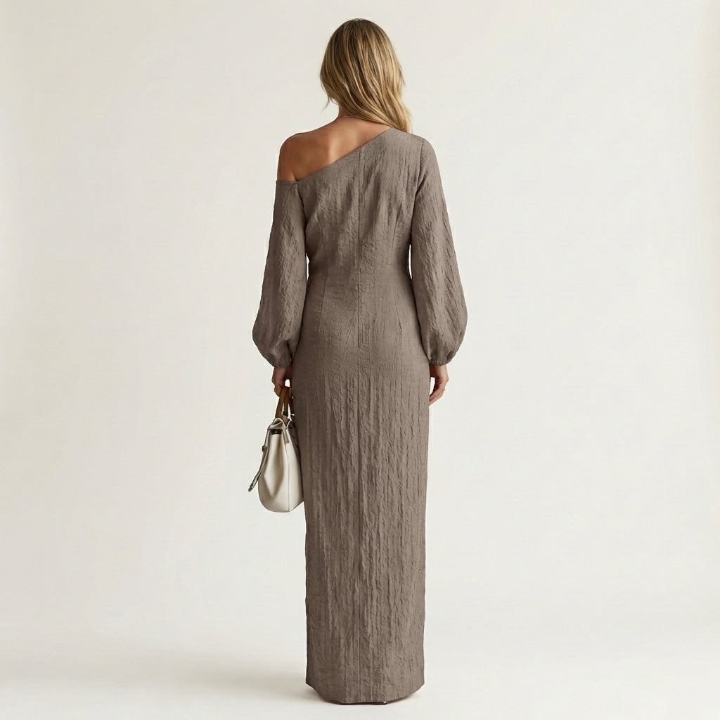 Bryony | One-Shoulder Maxi Dress