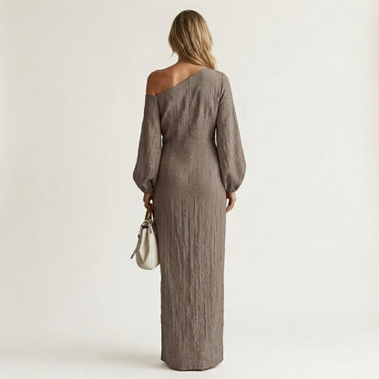 Bryony | One-Shoulder Maxi Dress