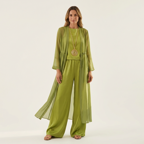 Dilara | Three-Piece Chiffon Set