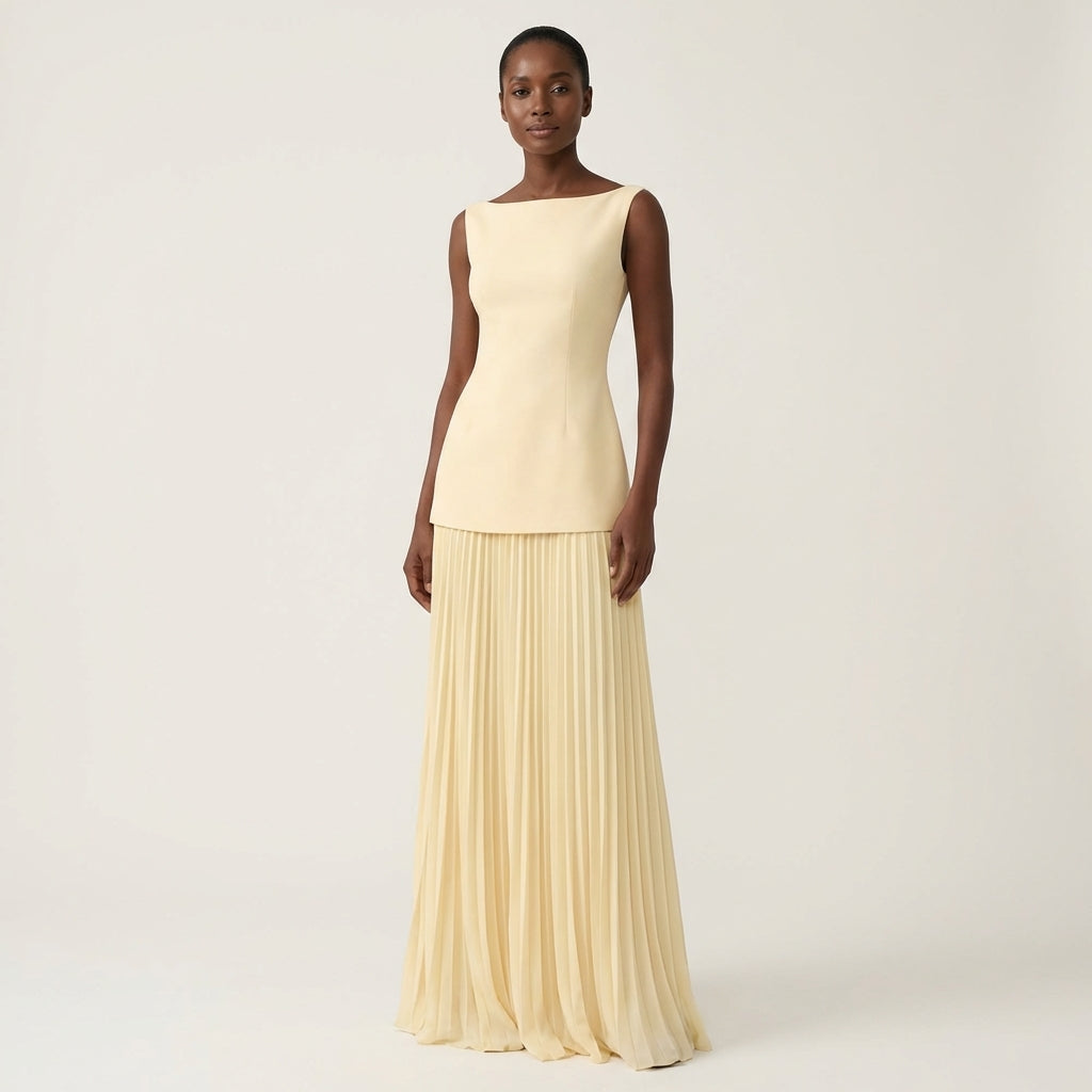 Cambria | Pleated Two-Piece Set