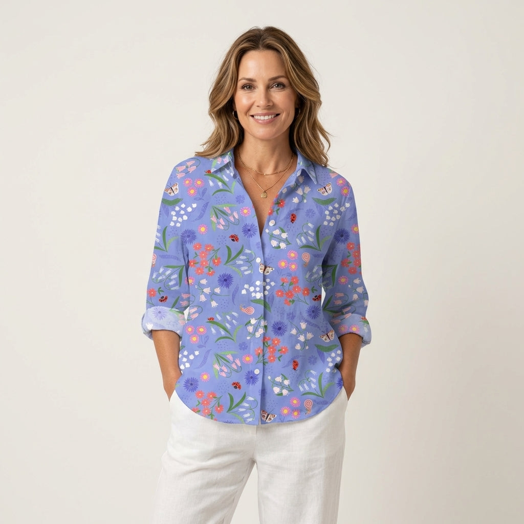 Rowena | Wildflower Garden Button-Down