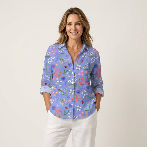 Rowena | Wildflower Garden Button-Down