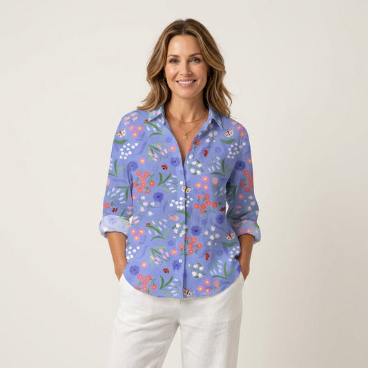 Rowena | Wildflower Garden Button-Down