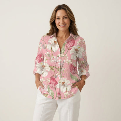 Piera | Botanical Floral Button-Down