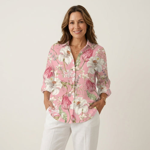 Piera | Botanical Floral Button-Down
