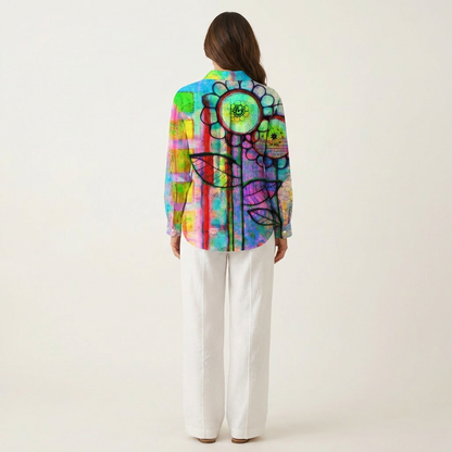 Fenna | Linen-Blend Button-Down